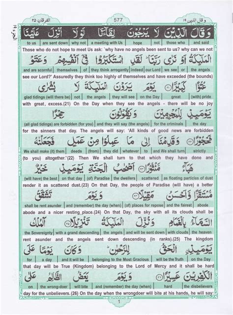 Quran transliteration makes it easy to read the quran. Holy Quran Para 19 | Read Quran Para English Translation ...
