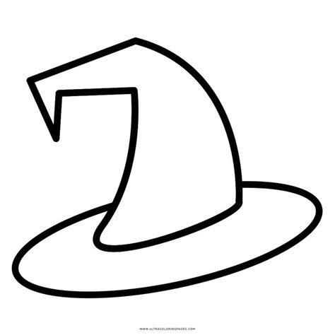 Witch Hat Coloring Page Ultra Coloring Pages Witch Hat Coloring