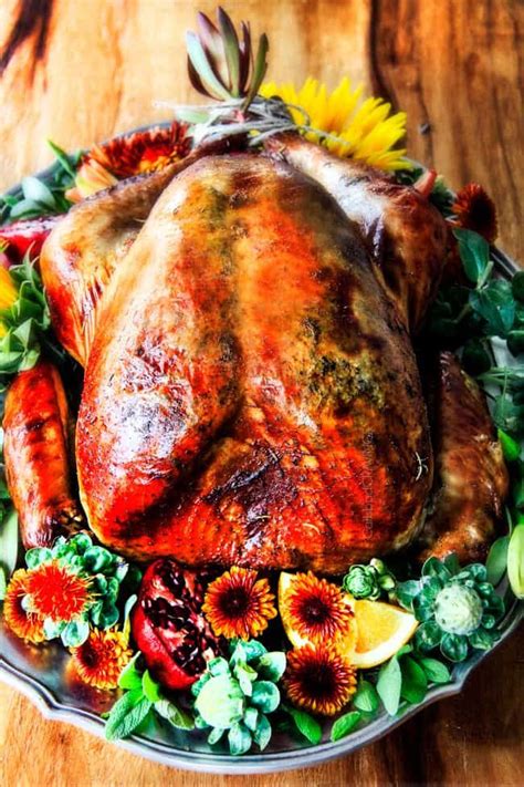 this is the juiciest most tender flavorful roast turkey i have ever made everyone wanted the