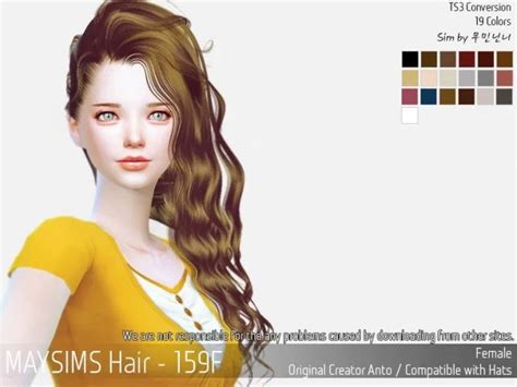Hair 159f Anto Sims Hair Styles Girl Hairstyles
