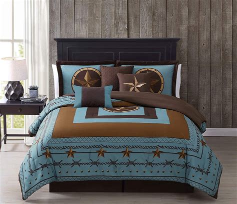 Chezmoi Collection Tulsa 7-Piece Oversized Western Country Bedding Set ...