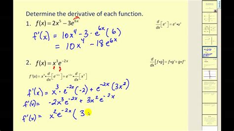 I am trying to prove the following equality Derivatives of Exponential Functions with Base e - YouTube