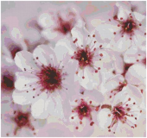 All cross stitch patterns can be customize on request. CHERRY BLOSSOMS CROSS STITCH PATTERN PDF ONLY