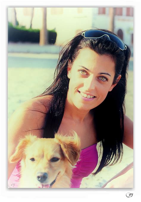 The Beach 03 In The Sunny Beach With My Dog Phoebe Lola Saura