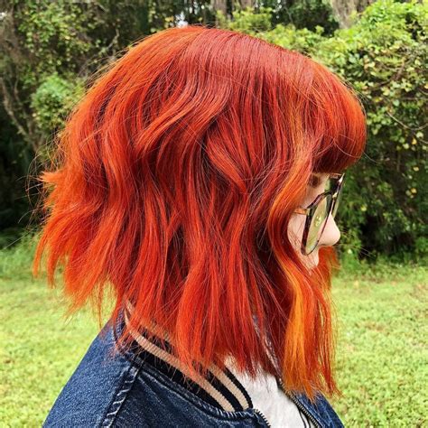 Blood Orange 🌋 The Perfect Color For Spooky Szn 👻 Using Redken Color