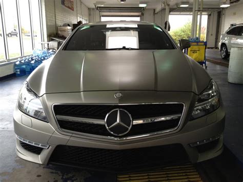 100x30cm car scrub matte black headlight tail light tint vinyl film cover decal (fits: RARE! 2012 Mercedes Benz CLS 63 Matte Maganite Grey Launch ...