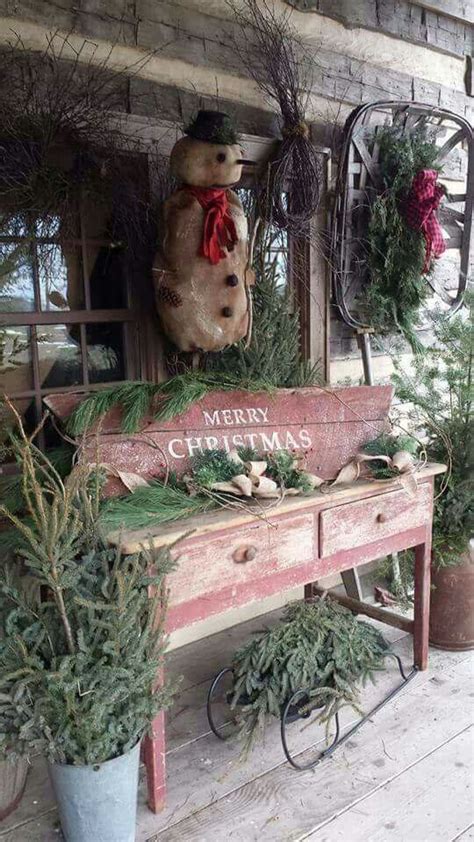 Rustic Country Christmas Primitive Christmas Decorating Christmas