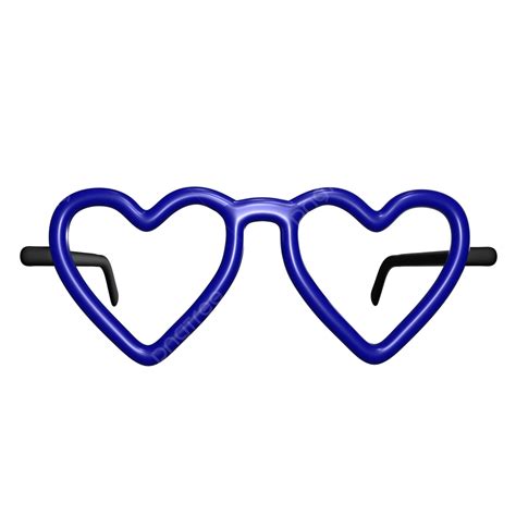 Love Navy Clipart Vector Love Glasses With Navy Frames Eyewear Eyeglasses Eyeglasses Png Png