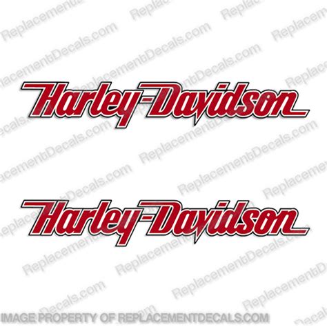 Harley Davidson Fxr Tank Decal Kit Set Of 2