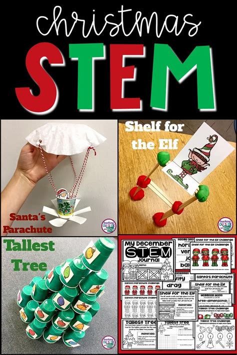 3 Low Prep Christmas Themed Stem Challenges For December Students Will