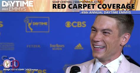 On The 2022 Daytime Emmys Red Carpet Lucas Adams Soap Central