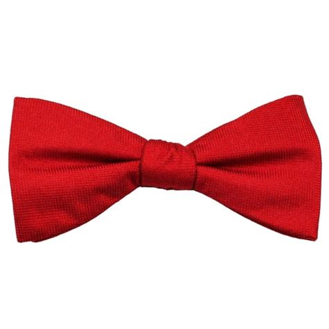 Red Self Patterned Mens Silk Bow Tie From Ties Planet Uk