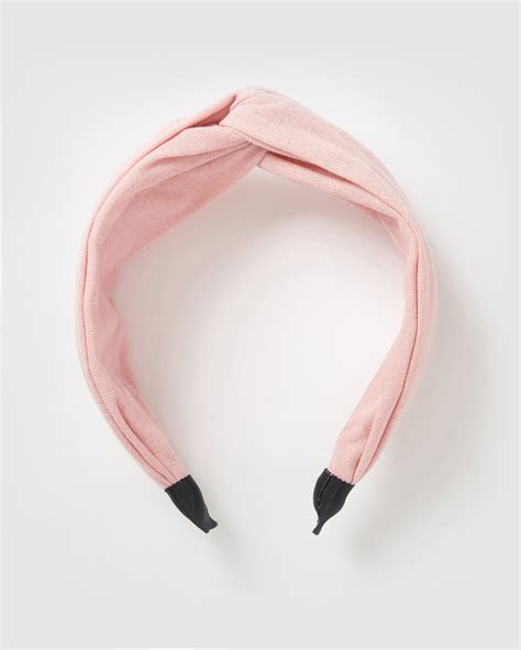 Izoa Taylor Headband Pale Pink Shop Hair Accessories