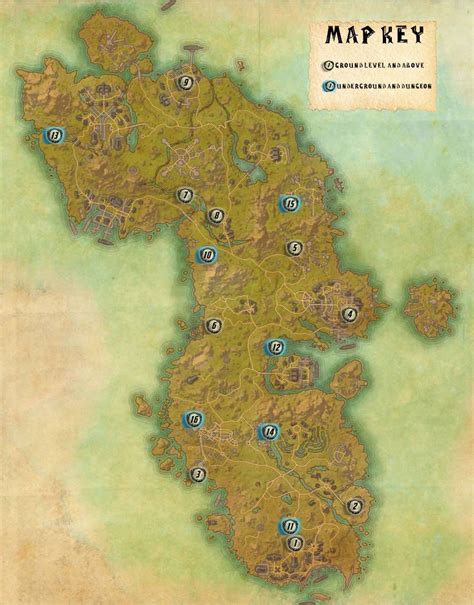 Elder Scrolls Online Skyshard Guide All Maps One Page Elder