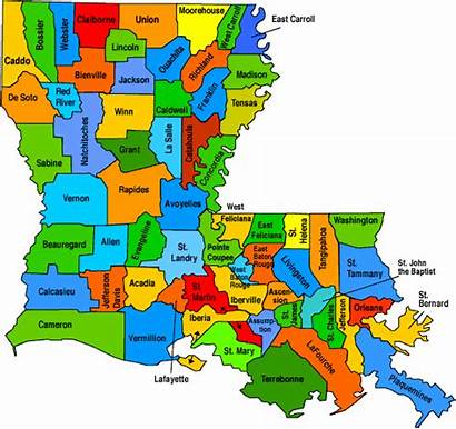 Louisiana Map Parishes County Maps Parish Counties