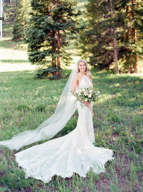 Lace Wedding Gown For An Elegant Mountain Wedding Wedding Gowns Lace