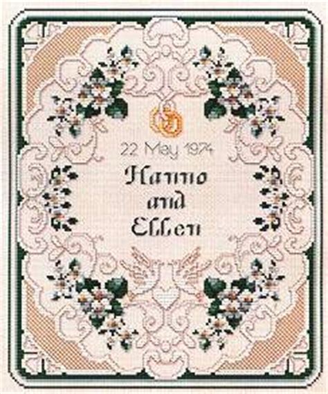 A great gift idea is to crochet a birth sampler for the parents and frame it for a baby's room. Wedding Sampler by Ellen Maurer Stroh - Cross Stitch Kits ...