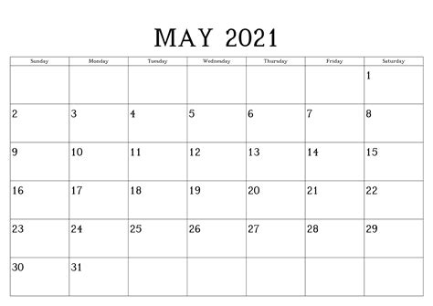 Editable printable monthly calendar 2021 free. Editable May 2021 Calendar Blank in 2021 | Calendar printables, Free printable calendar monthly ...