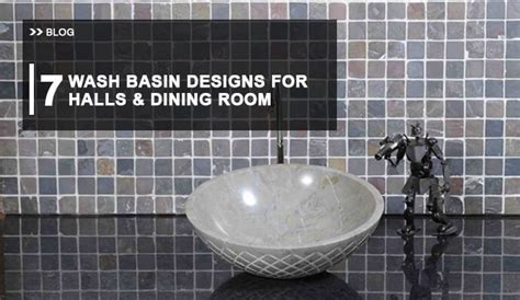 7 Wash Basin Designs For Halls & Dining Rooms In 2020 ...