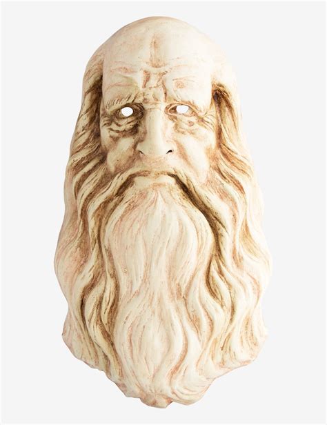 Leonardo Da Vinci Tradition Venetian Papier Mache Mask For Sale