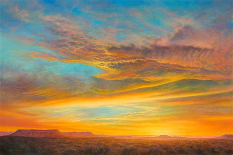 Mesa Sunset Aurora Lauren Knode Art