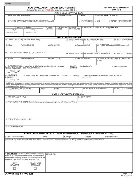 Ncoer Support Form Fillable Printable Forms Free Online