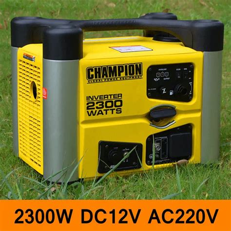 2300w Dc 12v Ac 220v Gasoline Inverter Generator Home Car Household
