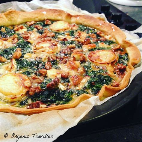 Tarte épinards chèvre noix et miel Batch Cooking Vegetable Pizza