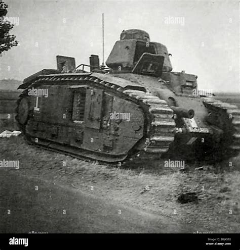 World War Ii France Tanks B1 Bis Char B1 Bis Tank 534 Named