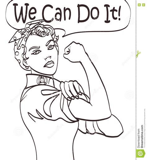 We Can Do It Iconic Womans Fist Symbol Of Female Power And Industry