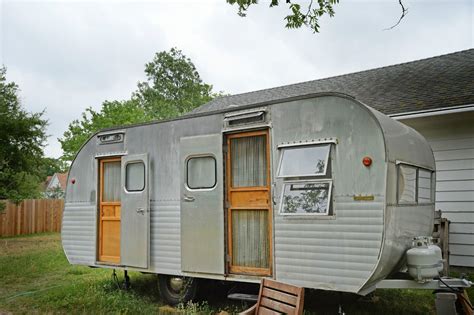 Vintage 1957 Yellowstone Trailer Amazing Original Condition Birchwood