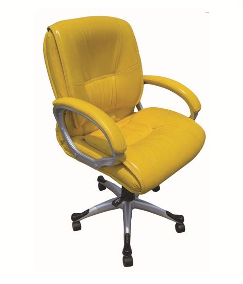 Hii Style Yellow Compressed Wood Modern Valido Office Chair Mb Buy