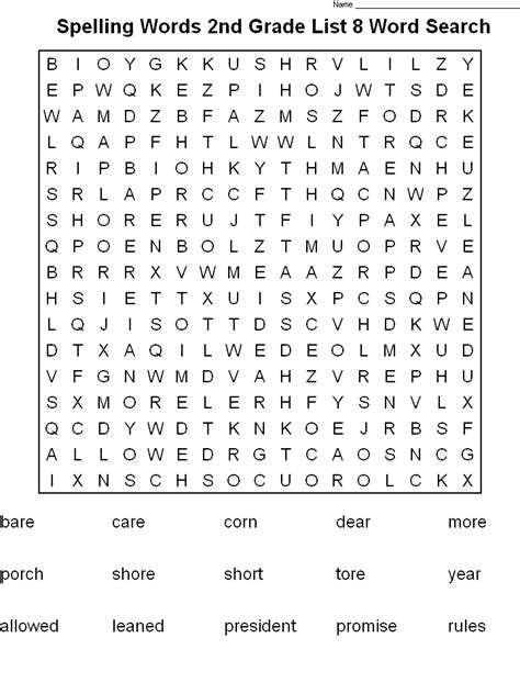 2nd grade online math worksheets. 2nd Grade Word Search - Best Coloring Pages For Kids