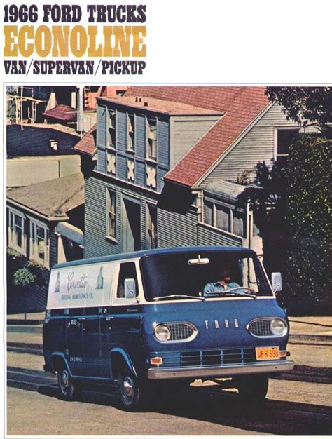 1966 Econoline Van Vintage Muscle Cars Ford Van