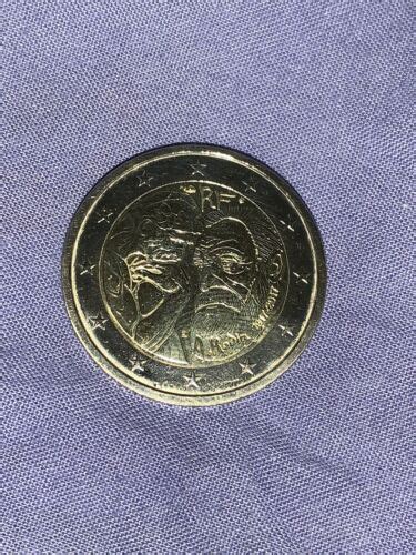 Pièce De 2 Euros Commémoration Auguste Rodin Le Penseur 2017 Monnaie