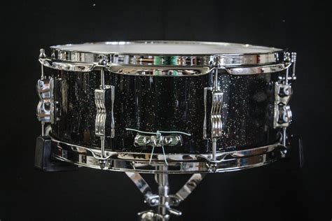 Ludwig 55x14 Jazz Festival Snare Drum Galaxy Sparkle Reverb