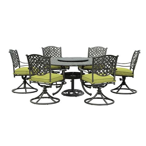 Compare products, read reviews & get the best deals! Shop Sunjoy 7-Piece Cast Aluminum Patio Dining Set at ...