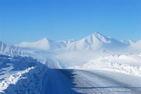 Stalins Road Of Bones Kolyma Highway In Oymyakon Yakutia Siberia