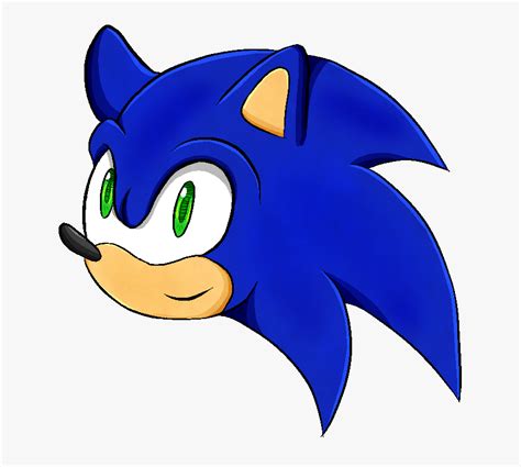 Sonic Head Png Sonic The Hedgehog Cartoon Head Transparent Png Kindpng