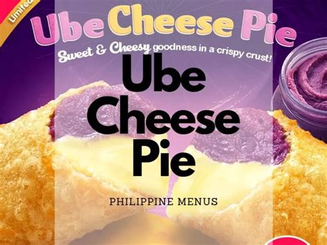Jollibee Ube Cheese Pie Philippines 2023 — Philippine Menus
