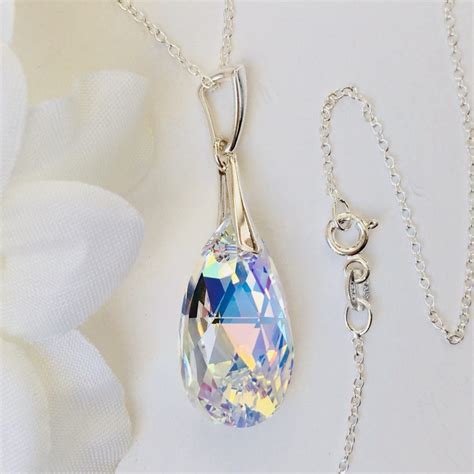Mm Ab Pendant Made With Swarovski Crystals Crystal Elegance