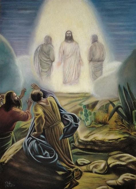 Transfiguration Of Christ Pastel By Vishvesh Tadsare Fine Art America