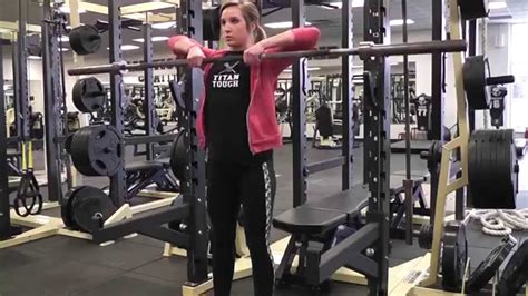 Barbell Upright Row Demonstration Youtube