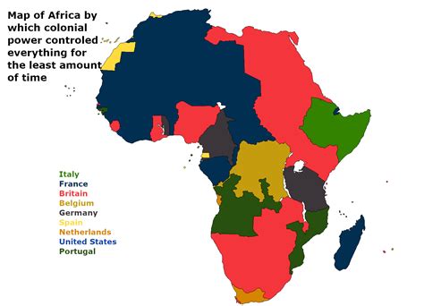 Map Of Africa By Which Colonial Power Controlled Every Piece Of Land