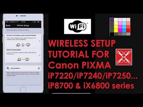 100% new and high quality suitable for printer model pixma ip7200 series setup guide. PIXMA iP7200 Wireless setup - tutorial for iP8700, iX6800 ...