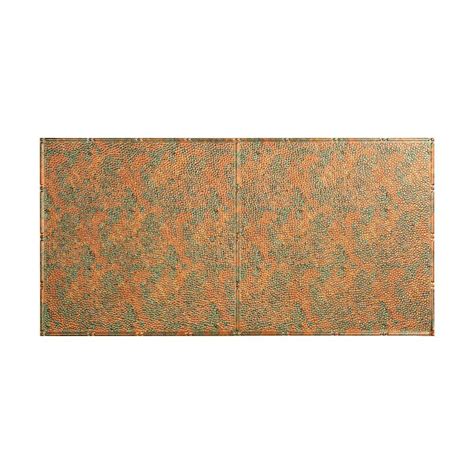 The company offers over 700 choices of 2' x 2' drop ceiling tiles made from pvc, aluminum, solid copper, and tin some of these tiles can be purchased at amazon and home depot. Hammered - 2 ft. x 4 ft. Glue-up Ceiling Tile in Copper ...