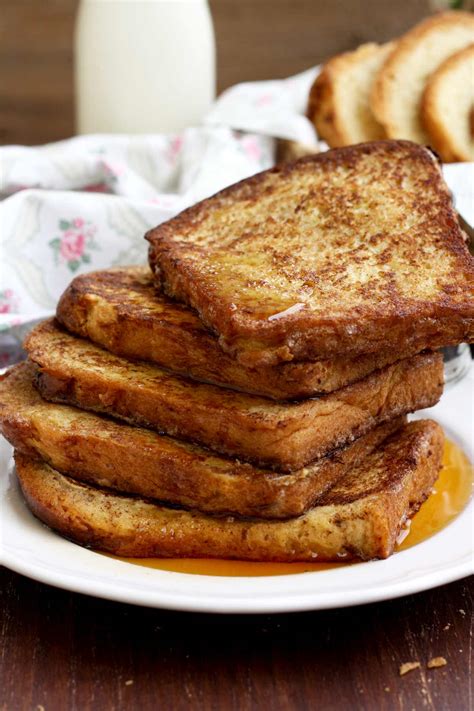 And it goes without saying that they're fun to eat too. Healthier Brioche French Toast • Happy Kitchen