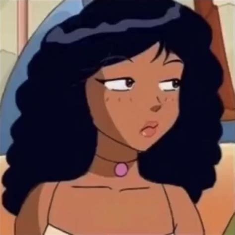 Girl With Black Curly Hair Pfp In 2020 Girl Cartoon