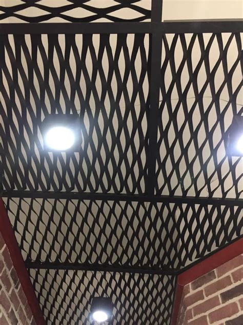 Powder Coated Aluminum Expanded Metal Mesh For Ceiling China Expanded
