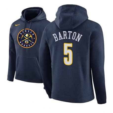Durchsuchen sie denver nuggets trikots, hemden und nuggets kleidung. Men Will Barton Denver Nuggets # 5 Navy Stadt Ausgabe ...